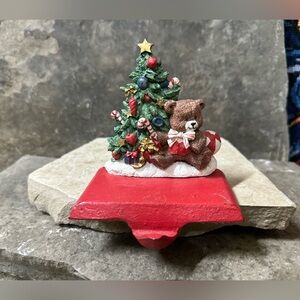Christmas🎄Tree & Bear 🐻 Stocking Holder